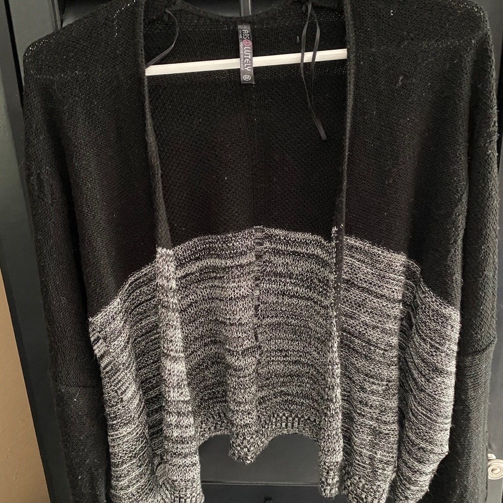 Black & white cardigan!